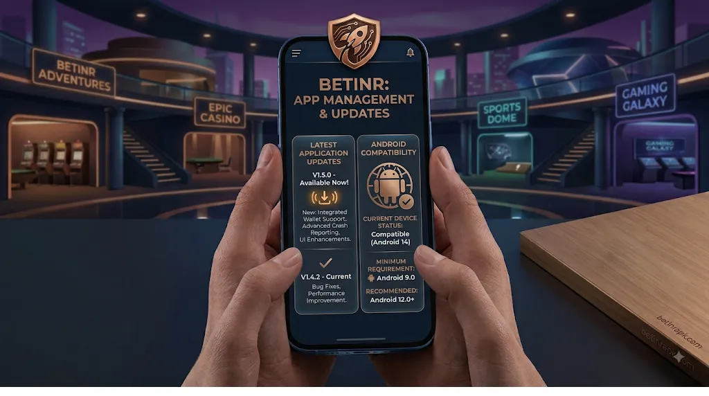 BetinR application updates and Android compatibility