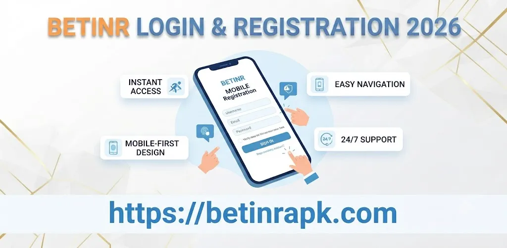 Betinr mobile login on Android phone in 2026